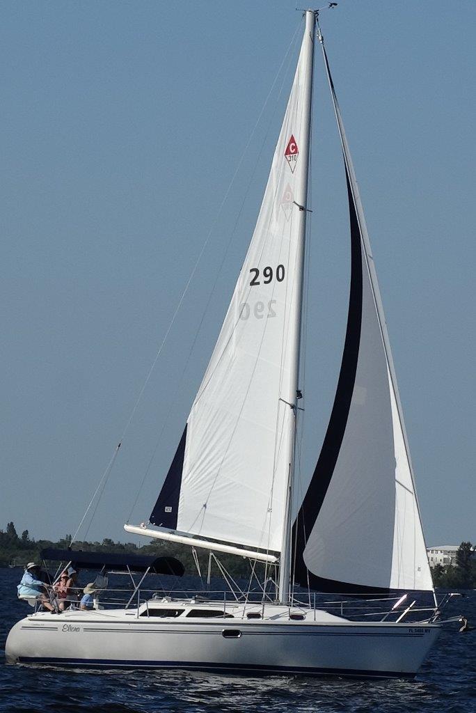Catalina 310 under sail